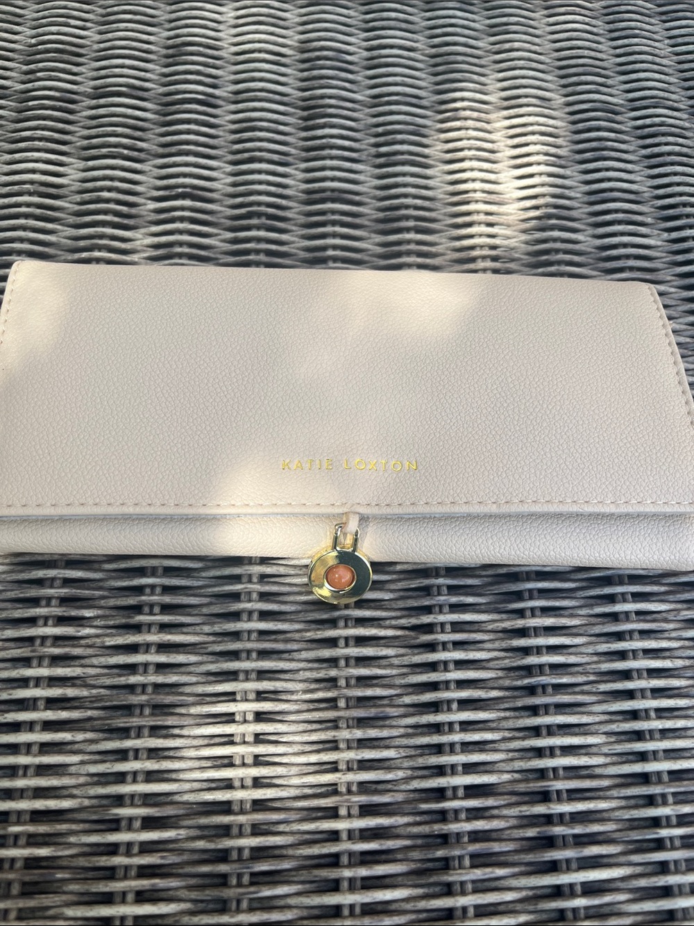 Katie Loxton Cream Leather jewelry organizer